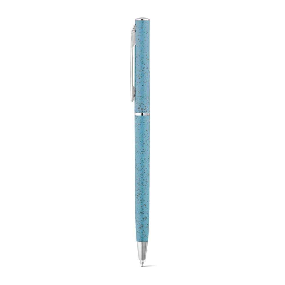 Stylo à bille publicitaire - DEVIN Bleu clair